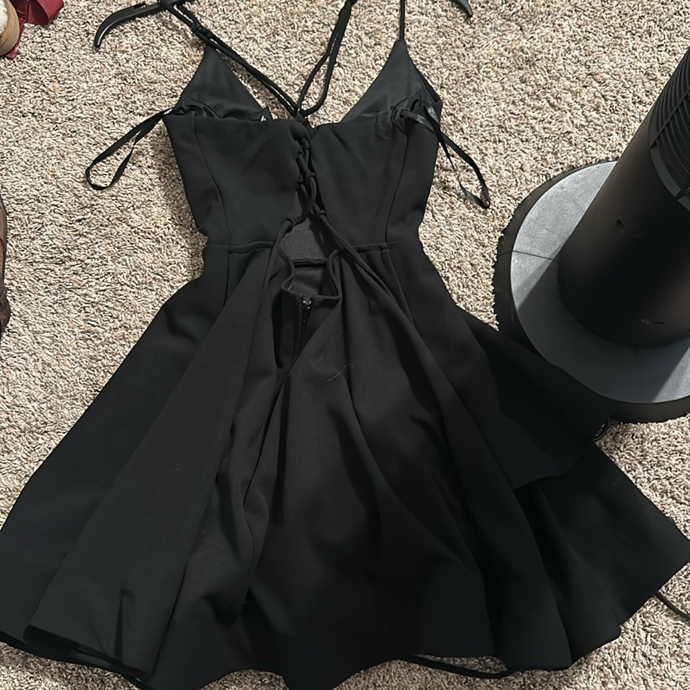 Windsor Black Flowy Dress Size S - Picture 2 of 2